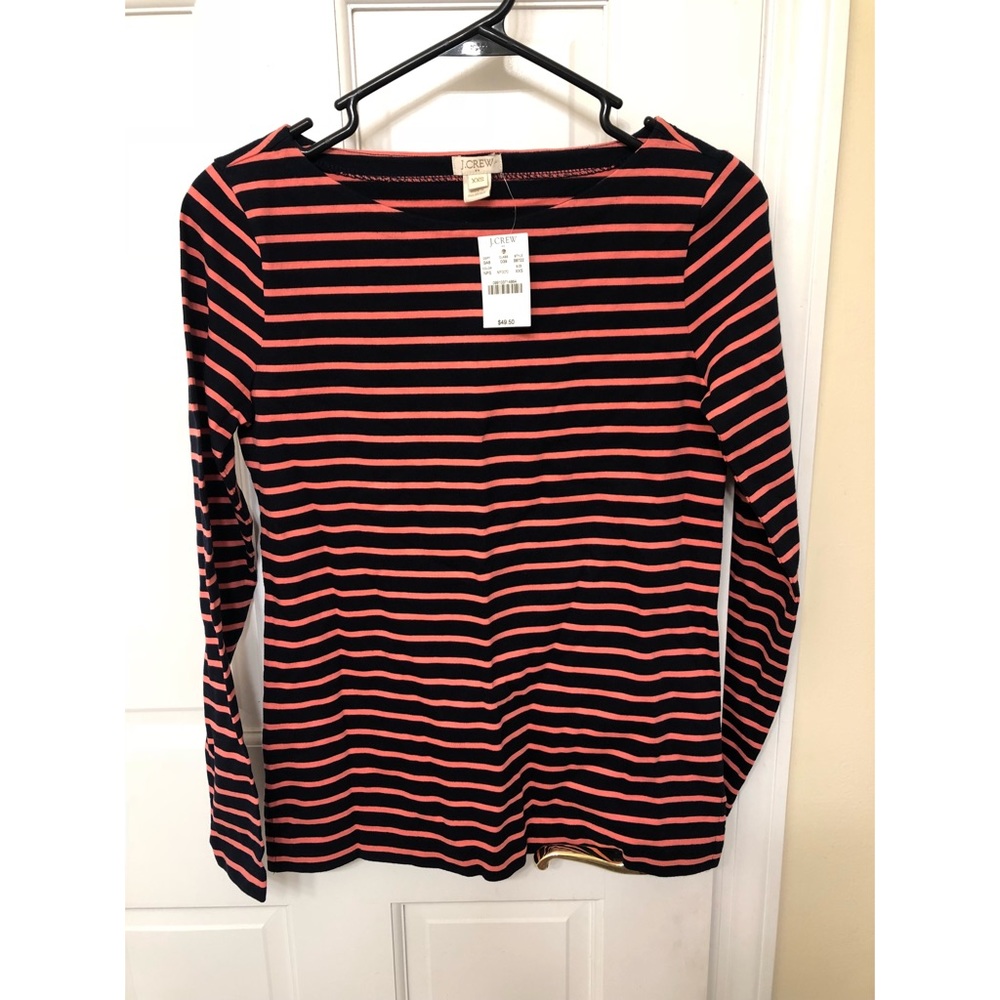Striped long sleeve T-shirt